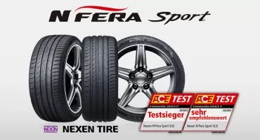 Nexen Tire ranks first in ACE Lenkrad summer tire test 2021