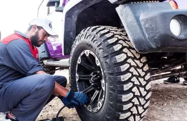 Tyre pressure in Dubai in the winter