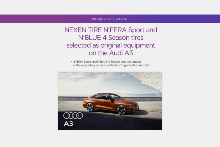 Nexen N'FERA Sport and N'Blue 4 is OEM tire on Audi A3